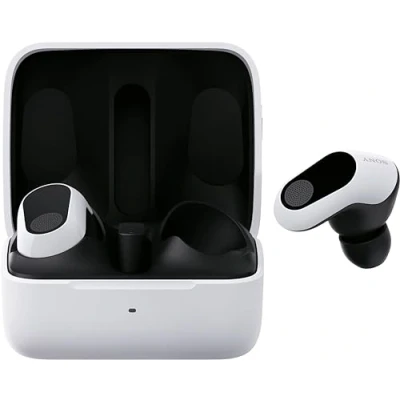 Abbildung von Sony INZONE Buds True Wireless Gaming Kopfhörer, 360 Spatial Sound, leicht, Bequeme Passform, Active Noise Cancelling, AI Mikrofon, 24 Stunden Akku, Low Latency Dongle, PC &amp; PS5 kompatibel Weiß
