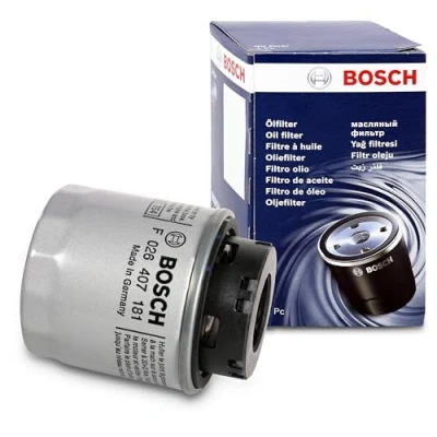 Abbildung von Bosch Automotive P7181 Ölfilter Auto, schwarz, F 026 407 181