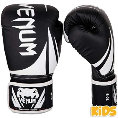 Abbildung von Venum Unisex Youth Challenger 2.0 Kids Boxing Gloves Boxhandschuhe, Schwarz / schwarz, 4 oz EU