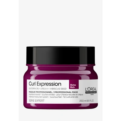 Abbildung von L&#039;OREAL Professionnel CURL Expression Intensive Moisturizer MASK RICH FOR WAVY, Curly AND Coily HAIR Haarkur, Größe: 250 ml,