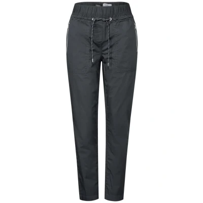 Abbildung von Cecil Papertouch HOSE Stoffhose, Damen, Größe: XLx28, Grau