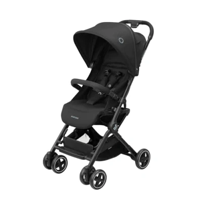 Abbildung von Maxi Cosi Lara2 Baby Kinderwagen, 04 Jahre, 022 kg, federleichter, kompakter Buggy, 3 Liegepositionen, flache Liegeposition, klein zusammenklappbar, Schultergurt, Essential Black