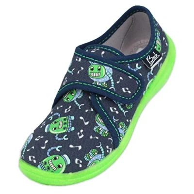 Abbildung von Beck Unisex Kinder Robots Hausschuh, Dunkelblau, 29 EU