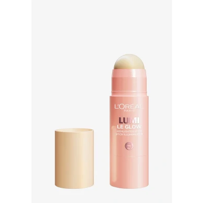 Abbildung von L&#039;Oréal Paris Lumi Le Glow Highlighter Sticks Glowy, Make up Teint Für das Gesicht, Contouring, einen strahlenden Teint, Leicht aufbaubar, Ganztägiger Halt, Farbe: 635 GOLDEN COUTURE, 1 x 7 ml