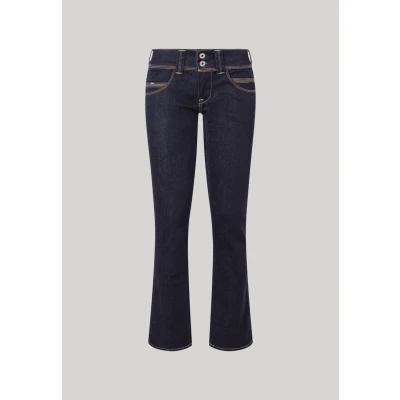 Abbildung von Pepe Jeans Venus Straight Leg, Damen, Größe: 26x34, Rinsed denim