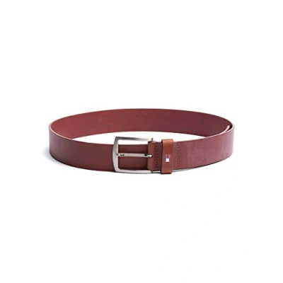 Abbildung von Tommy Hilfiger Herren Gürtel New Denton Belt 4,0 cm Ledergürtel, Braun (Dark Tan), 105