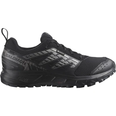 Abbildung von Salomon Wander GTX Hikingschuh, Damen, Größe: 38 2/3, Black/plum kitten/gull Schuhe