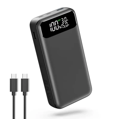 Abbildung von A ADDTOP Power Bank, 20000mAh 65W Phone &amp; Laptop Powerbank, Externe Handyakkus Schnelles Aufladen USB C Input Output, Kompatibel mit MacBook Pro Surface Go iPad iPhone 15 14 Max Steam Deck etc