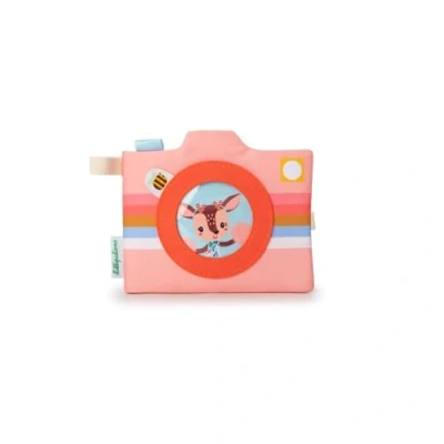 Abbildung von Lilliputiens Baby Fotoalbum Stella das Reh 10 Fototaschen für Erinnerungen Ideal die Kita oder Familienausflüge Lernspaß kombiniert mit Spiel Personalisierbares Cover Ab 9 Monaten 83433