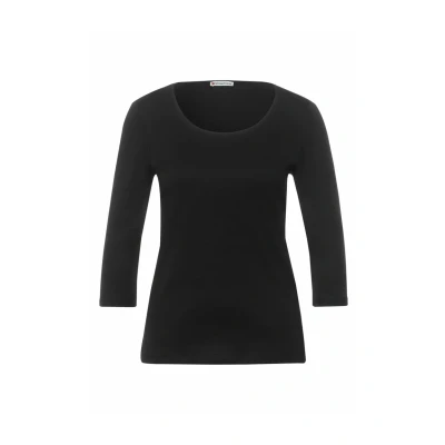Abbildung von Street One Langarmshirt, Damen, Größe: 44, Schwarz