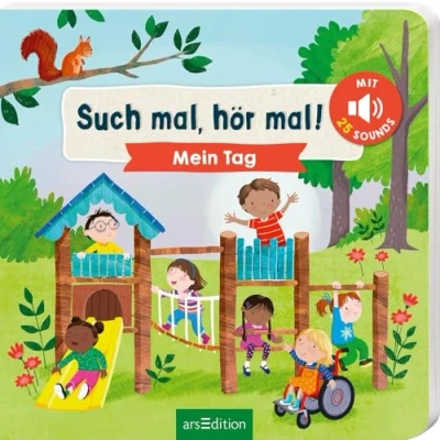 Abbildung von Such mal, hör mal! Mein Tag: mit 25 Sounds Soundbuch zum Kinderalltag Suchelementen und dazugehörigen für Kinder ab 18 Monaten
