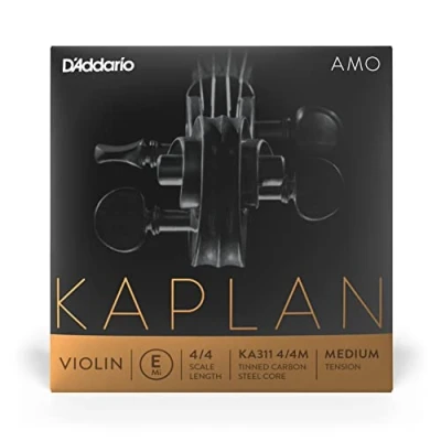 Abbildung von D&#039;Addario Kaplan Amo Violinsaite Einzelsaite E KA311 4/4M Violinsaiten 4/4 Skala, Mittlere Spannung