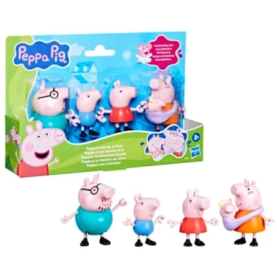 Abbildung von Peppa Pig Peppas fünfköpfige Familie Figurenset