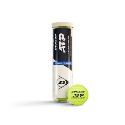 Abbildung von DUNLOP Tennisball ATP Championship für Sand, Hartplatz und Rasen (4 Bälle)