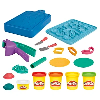 Abbildung von Play Doh Kleiner Chefkoch Starter Set mit 14 Küchen Accessoires, Vorschulspielzeug