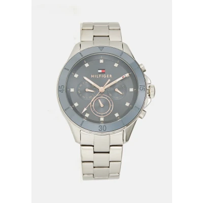 Abbildung von Tommy Hilfiger Mellie Uhr silvercoloured/blue, Damen, Größe: One Size, Silver coloured/blue