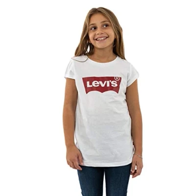 Abbildung von Levi&#039;s Kids ss batwing tee Mädchen Red / White 8 Jahre