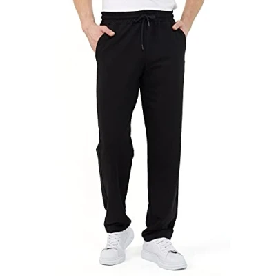 Abbildung von COMEOR Jogginghose Herren Baumwolle Sweathose Lange Sport Hose Jogger Trainingshose Herren, Relaxing (Dunkel grau, L)