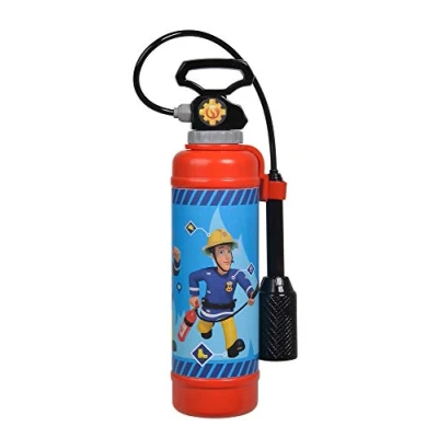 Abbildung von Simba 109252398 Feuerwehrmann Sam Feuerlöscher Pro, mit Druckluftmechanismus, Tankvolumen: 900ml, 31cm, für Kinder ab 3 Jahren
