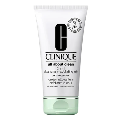 Abbildung von Clinique ALL About Clean 2 IN 1 Cleansing + Exfoliating Jelly ANTI Pollut Gesichtsreinigung, Größe: 150 ml,
