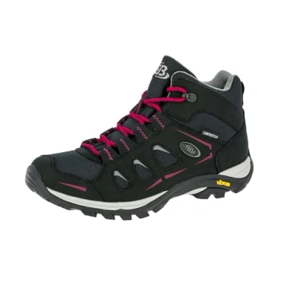 Abbildung von Brütting MOUNT FRAKES HIGH Damen Trekking &amp; Wanderstiefel, Schwarz/ Pink, 42 EU