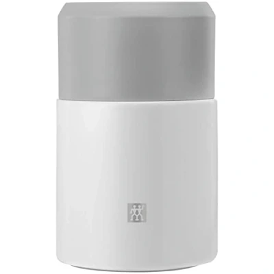 Abbildung von ZWILLING Thermo Speisebehälter, Integrierte Schüssel, Doppelwandisolierung, Inklusive Löffel, 700 ml, Höhe: 17 cm, Weiß