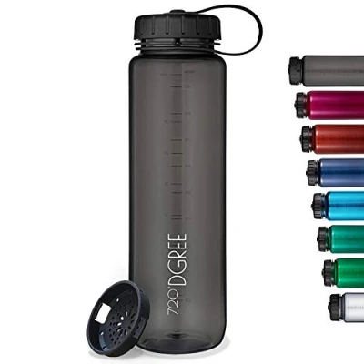 Abbildung von 720DGREE Trinkflasche “simplBottle“ 1l Deine Auslaufsichere Wasserflasche Die Sportflasche für Sport, Gym, Fitness, Fahrrad, Kinder, Schule &amp; Büro BPA Frei