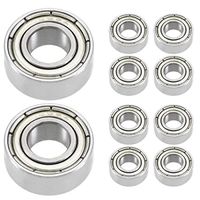 Abbildung von 10 Stück 686 ZZ Kugellager 6 mm x 13 5 doppelt geschützte Rillenkugellager für DIY, Drehbänke, Motoren, 3D Drucker, Fräsmaschinen, verschiedene mechanische Geräte, etc.