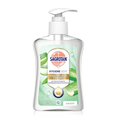 Abbildung von Sagrotan Handseife Aloe Vera feuchtigkeitsspendend und stark gegen Bakterien 1 x 250 ml