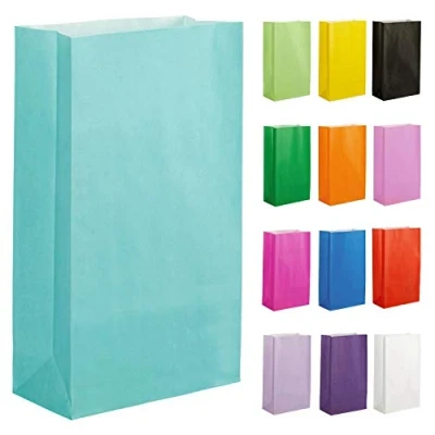 Abbildung von Thepaperbagstore 20 Papiertüten für Partys und Geschenke Eierschale Blau 140x245x70mm