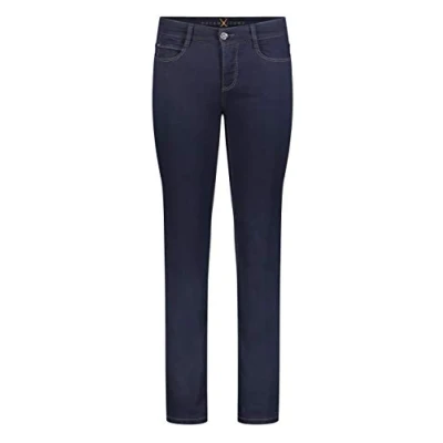 Abbildung von MAC Damen Straight Leg Jeanshose Dream, Blau (Dark D801), W46/L30