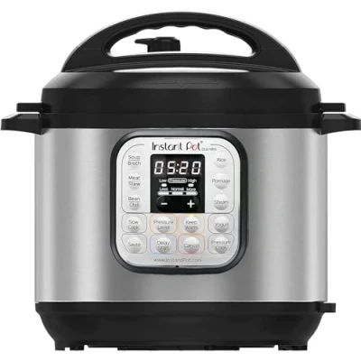 Abbildung von Instant Pot Duo 30 Elektro Multikocher 3L Schnellkochtopf, Schongarer, Reiskocher, Sautierpfanne, Joghurtbereiter, Dampfgarer und Speisewärmer, aus Edelstahl, Silver