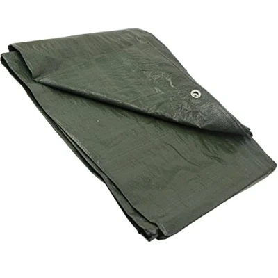 Abbildung von GARDENIX Allzweckplane, Abdeckplane, Gewebeplane, Schutzplane, Grün 90 g/m² (2m x 3m), Abdeckfolie, Plane Schützt vor Sonne, Regen, Schnee Ideal für Camping, Terrasse,