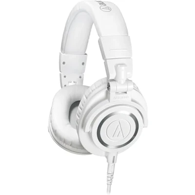Abbildung von Audio Technica M50xWH Professioneller Monitorkopfhörer Weiß
