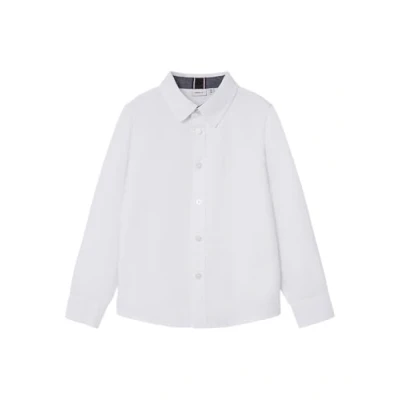 Abbildung von NAME IT Jungen Nkmnewsa Ls Shirt Noos Hemd, Bright White, 122 EU