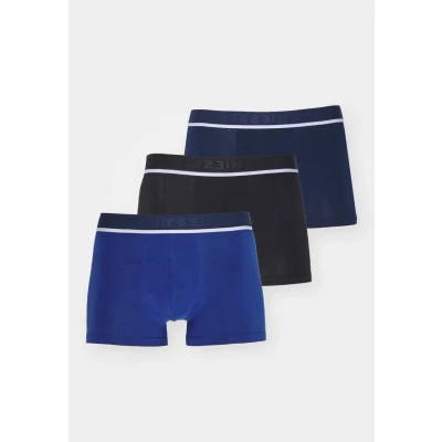 Abbildung von Schiesser 3PACK Boxershorts Organic Cotton 95/5 Panties, Herren, Größe: Small, Dark blue/black