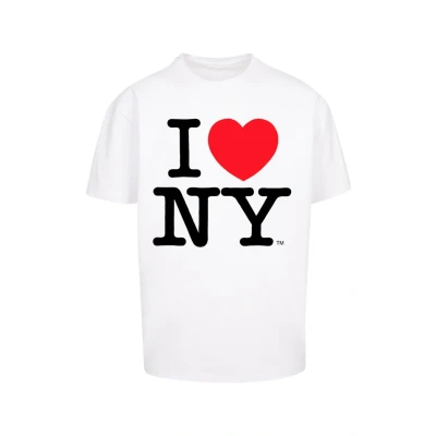 Abbildung von Merchcode I LOVE NY Oversize Tshirt print, Herren, Größe: Medium, White