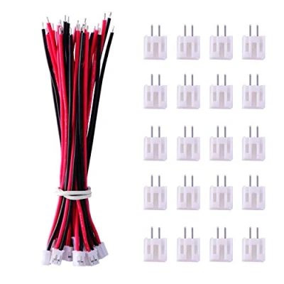 Abbildung von GTIWUNG 20 Paare JST Steckverbinder, 2.0 mm 2 poliger Stecker mit 80mm Kabeldraht, PH Pin Verbindungsstecker, Connector Plug Male &amp; Female