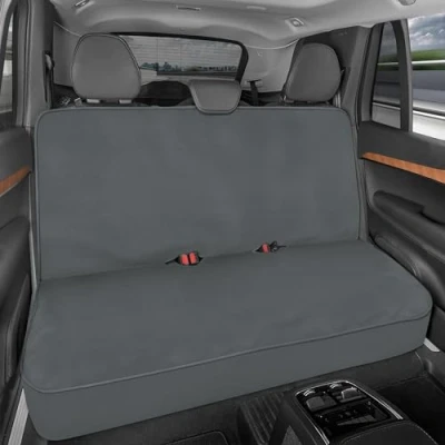 Abbildung von Motor Trend BDK AquaShield Autositzbezug für Rückbank, wasserdichter Neopren Rücksitzbezug LKW, Van, SUV, idealer Autositzschutz Kinder und Hunde, Auto Autozubehör (Grau)