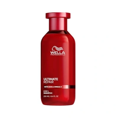 Abbildung von Wella Professionals Ultimate Repair Shampoo zur Tiefenreinigung reparierendes mit Metal Purifier Technologie gegen Schadstoffe Feuchtigkeitsshampoo luxuriösem Duft 250 ml