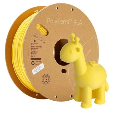 Abbildung von Polymaker PolyTerra PLA Savannah Gelb 1.75mm 1kg