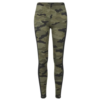 Abbildung von Urban Classics Leggings Hosen, Damen, Größe: XXL, Woodcamo/blk