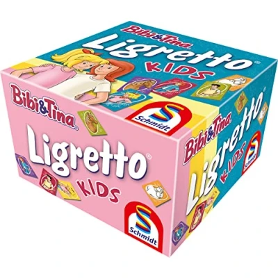 Abbildung von Schmidt Spiele 01412 Ligretto Kids, Bibi &amp; Tina, Kartenspiel