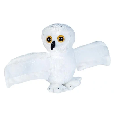 Abbildung von Wild Republic 19547 21434 Huggers Schnapparmband Kuscheltier, Plüschtier, Schneeeule, Weiß, 20 cm