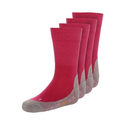 Abbildung von camano 4 PACK Socken für Kinder, Größe: 23 26, Fuchsia