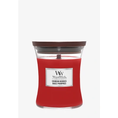 Abbildung von Woodwick Medium JAR Crimson Berries Duftkerze, Größe: 275 g, Red