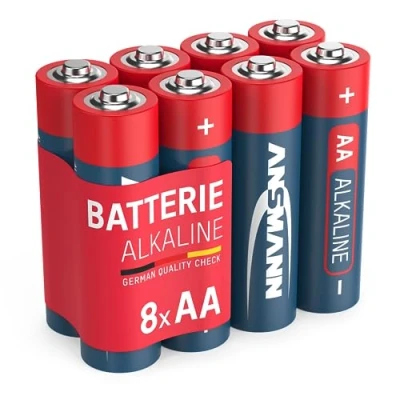 Abbildung von ANSMANN Red Alkaline Batterie Mignon AA LR6 Longlife Alkalibatterie (8er Shrink)