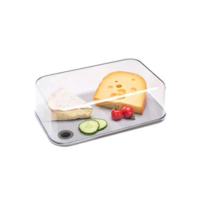 Abbildung von Mepal Käseabdeckung für den Kühlschrank Modula Aufbewahrungsbox mit Deckel Käsescheiben und stücke Käseaufbewahrung abnehmbarem Schneidebrett &amp; Küchenorganizer 2800 ml