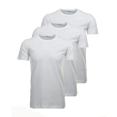 Abbildung von RAGMAN Herren T Shirt Kurzarm Rundhals Shirt, Reg Fit, Weiss, M