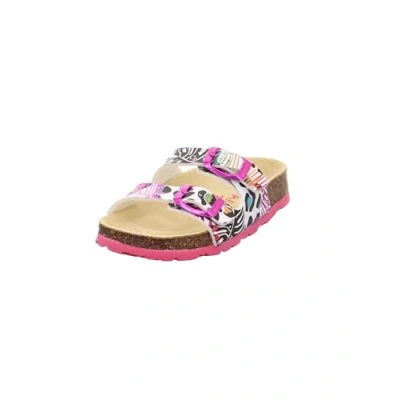 Abbildung von Superfit Fussbettpantoffel Hausschuh, Weiß/Mehrfarbig 1100, 39 EU